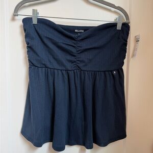 Hollister Dark Blue Tube Top